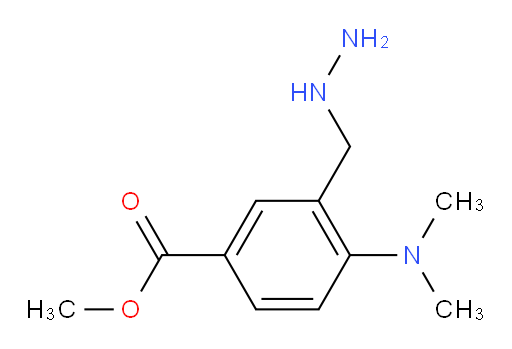 methyl 4-(dimethylamino)-3-(hydrazinylmethyl)benzoate