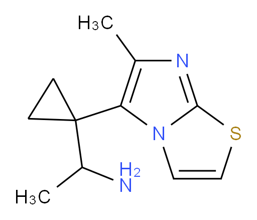 1-(1-{6-methylimidazo[2,1-b][1,3]thiazol-5-yl}cyclopropyl)ethan-1-amine