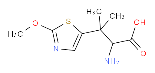 2-amino-3-(2-methoxy-1,3-thiazol-5-yl)-3-methylbutanoic acid