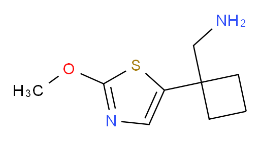 [1-(2-methoxy-1,3-thiazol-5-yl)cyclobutyl]methanamine