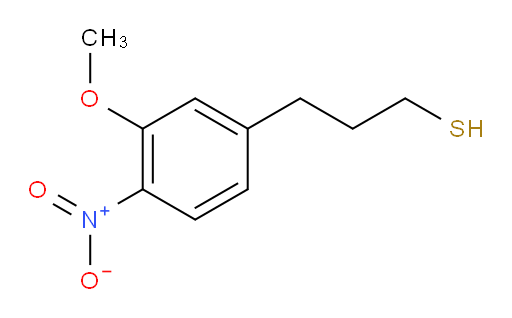 3-(3-methoxy-4-nitrophenyl)propane-1-thiol