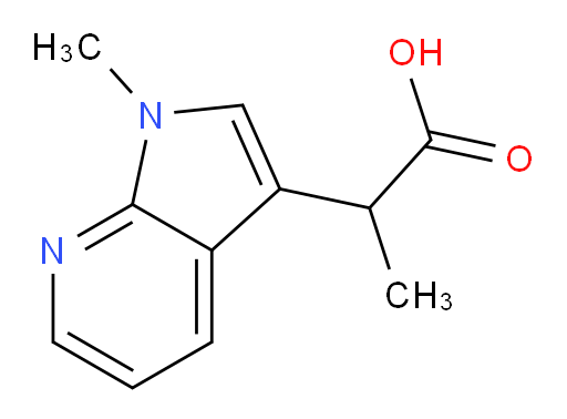 2-{1-methyl-1H-pyrrolo[2,3-b]pyridin-3-yl}propanoic acid