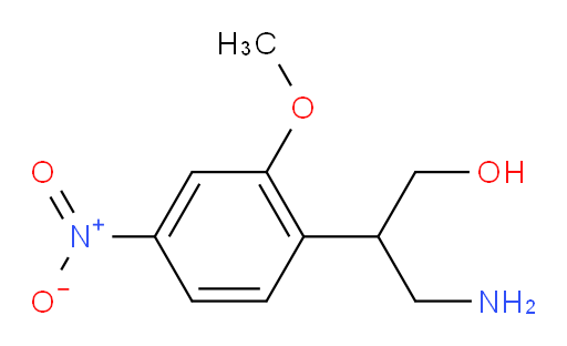 3-amino-2-(2-methoxy-4-nitrophenyl)propan-1-ol