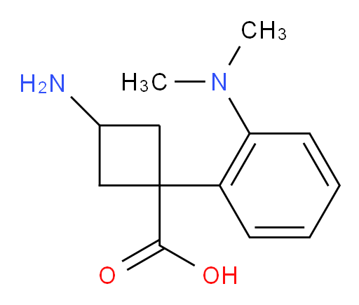 3-amino-1-[2-(dimethylamino)phenyl]cyclobutane-1-carboxylic acid