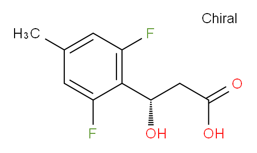 (3S)-3-(2,6-difluoro-4-methylphenyl)-3-hydroxypropanoic acid