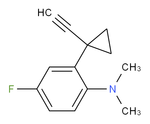 2-(1-ethynylcyclopropyl)-4-fluoro-N,N-dimethylaniline