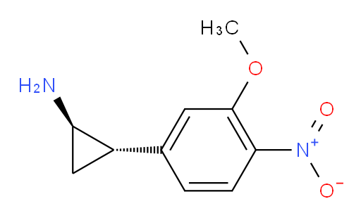 rac-(1R,2S)-2-(3-methoxy-4-nitrophenyl)cyclopropan-1-amine