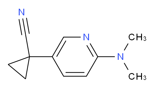 1-[6-(dimethylamino)pyridin-3-yl]cyclopropane-1-carbonitrile