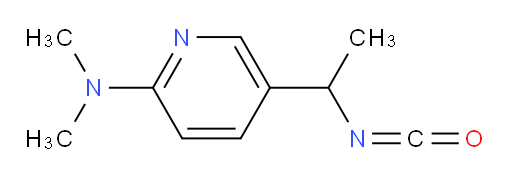 5-(1-isocyanatoethyl)-N,N-dimethylpyridin-2-amine
