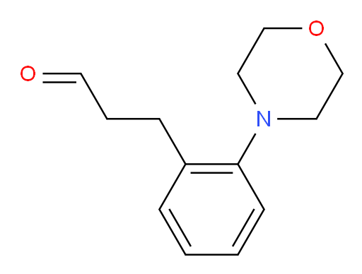 3-[2-(morpholin-4-yl)phenyl]propanal