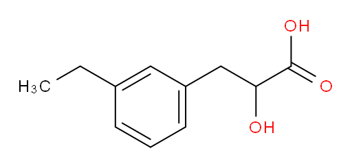 3-(3-ethylphenyl)-2-hydroxypropanoic acid
