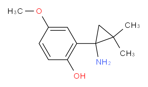 2-(1-amino-2,2-dimethylcyclopropyl)-4-methoxyphenol