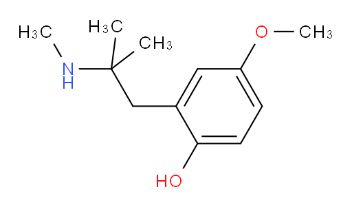 4-methoxy-2-[2-methyl-2-(methylamino)propyl]phenol