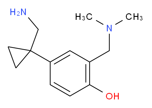 4-[1-(aminomethyl)cyclopropyl]-2-[(dimethylamino)methyl]phenol