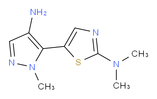 5-(4-amino-1-methyl-1H-pyrazol-5-yl)-N,N-dimethyl-1,3-thiazol-2-amine