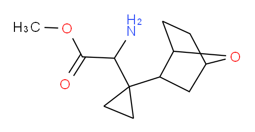 methyl 2-amino-2-(1-{7-oxabicyclo[2.2.1]heptan-2-yl}cyclopropyl)acetate