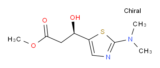 methyl (3R)-3-[2-(dimethylamino)-1,3-thiazol-5-yl]-3-hydroxypropanoate