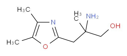 2-amino-3-(dimethyl-1,3-oxazol-2-yl)-2-methylpropan-1-ol
