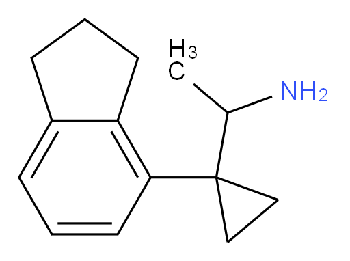 1-[1-(2,3-dihydro-1H-inden-4-yl)cyclopropyl]ethan-1-amine