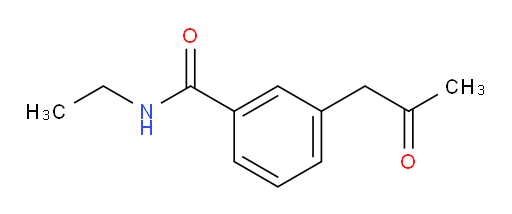 N-ethyl-3-(2-oxopropyl)benzamide