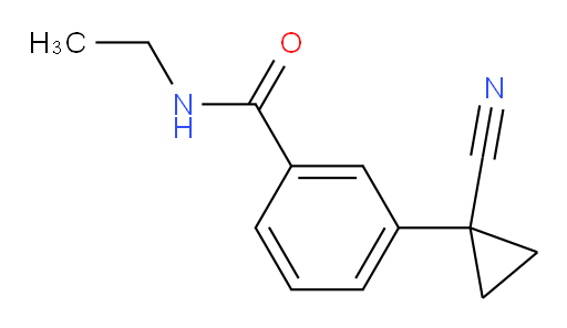 3-(1-cyanocyclopropyl)-N-ethylbenzamide