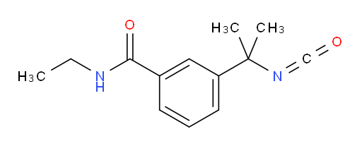 N-ethyl-3-(2-isocyanatopropan-2-yl)benzamide
