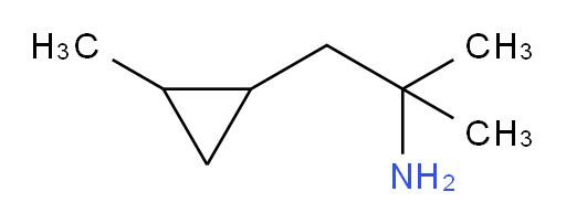 2-methyl-1-(2-methylcyclopropyl)propan-2-amine