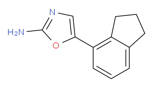 5-(2,3-dihydro-1H-inden-4-yl)-1,3-oxazol-2-amine