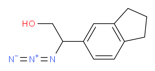 2-azido-2-(2,3-dihydro-1H-inden-5-yl)ethan-1-ol