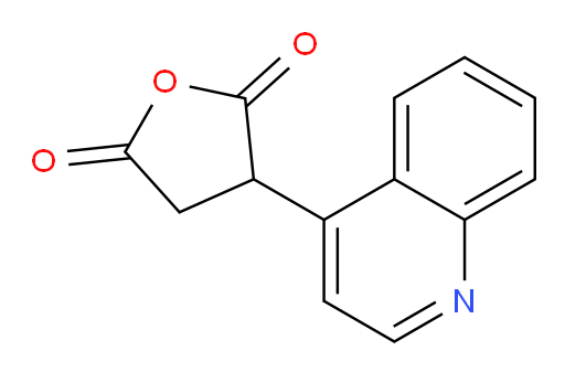 3-(quinolin-4-yl)oxolane-2,5-dione