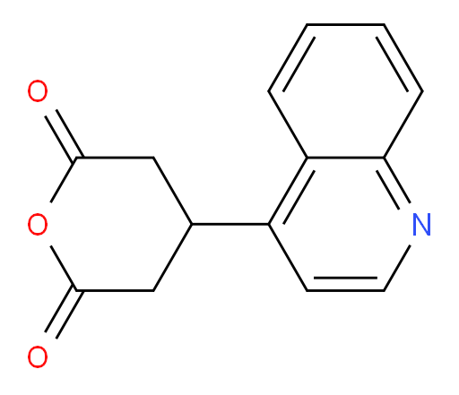 4-(quinolin-4-yl)oxane-2,6-dione