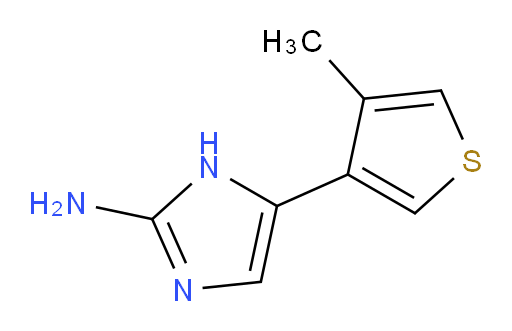 5-(4-methylthiophen-3-yl)-1H-imidazol-2-amine