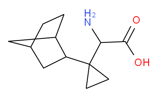 2-amino-2-(1-{bicyclo[2.2.1]heptan-2-yl}cyclopropyl)acetic acid