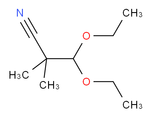 3,3-diethoxy-2,2-dimethylpropanenitrile