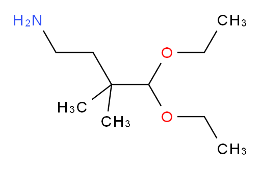 4,4-diethoxy-3,3-dimethylbutan-1-amine