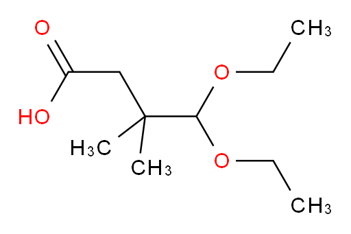 4,4-diethoxy-3,3-dimethylbutanoic acid