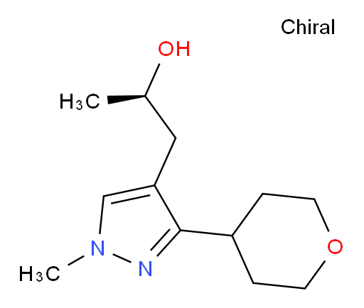 (2R)-1-[1-methyl-3-(oxan-4-yl)-1H-pyrazol-4-yl]propan-2-ol