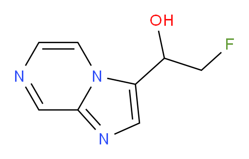 2-fluoro-1-{imidazo[1,2-a]pyrazin-3-yl}ethan-1-ol