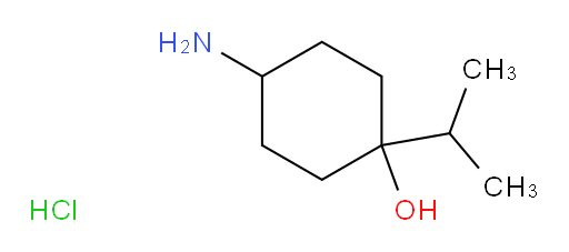 4-amino-1-(propan-2-yl)cyclohexan-1-ol hydrochloride