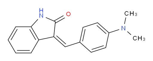 3-{[4-(dimethylamino)phenyl]methylidene}-2,3-dihydro-1H-indol-2-one