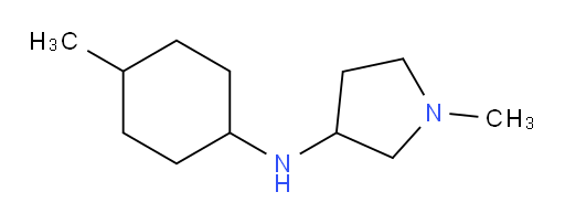 1-methyl-N-(4-methylcyclohexyl)pyrrolidin-3-amine