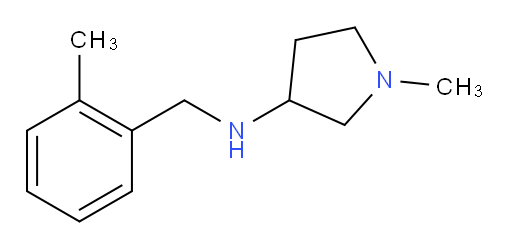 1-methyl-N-[(2-methylphenyl)methyl]pyrrolidin-3-amine