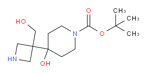 tert-butyl 4-hydroxy-4-[3-(hydroxymethyl)azetidin-3-yl]piperidine-1-carboxylate