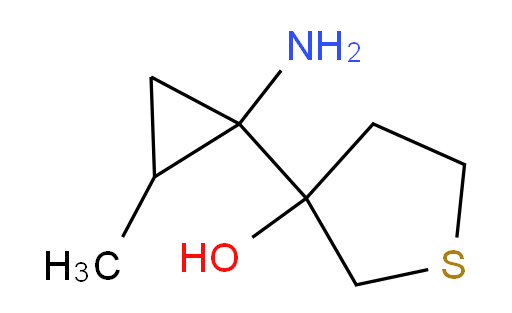 3-(1-amino-2-methylcyclopropyl)thiolan-3-ol