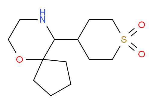 4-{6-oxa-9-azaspiro[4.5]decan-10-yl}-1lambda6-thiane-1,1-dione