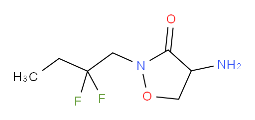4-amino-2-(2,2-difluorobutyl)-1,2-oxazolidin-3-one