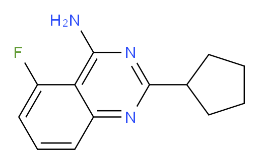 2-cyclopentyl-5-fluoroquinazolin-4-amine