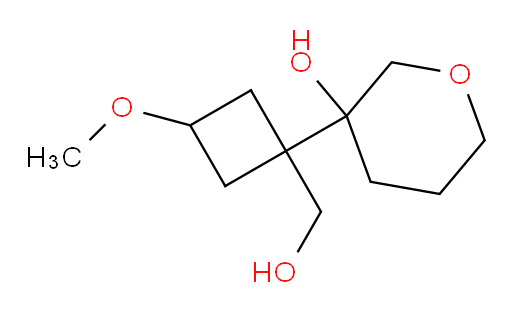 3-[1-(hydroxymethyl)-3-methoxycyclobutyl]oxan-3-ol