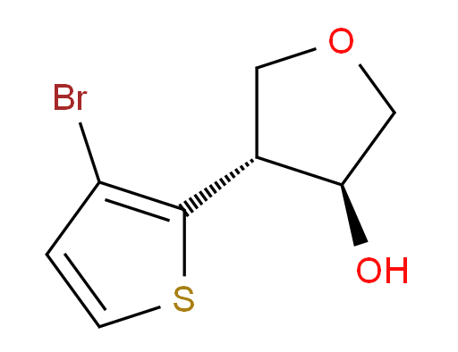 rac-(3R,4S)-4-(3-bromothiophen-2-yl)oxolan-3-ol