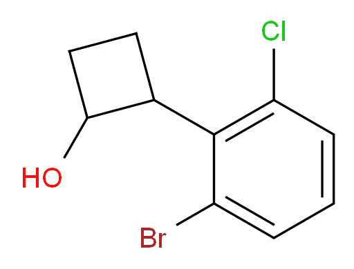 2-(2-bromo-6-chlorophenyl)cyclobutan-1-ol